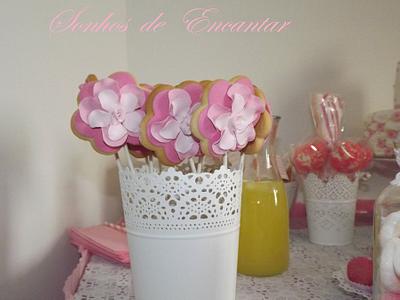 flower coockies - Cake by Sonhos de Encantar by Sónia Neto