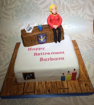 Retirement Cake - Cake by Embellishcandc