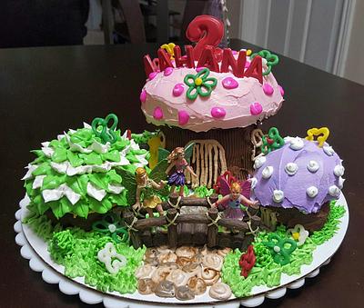 Fairy tale garden themed cake - Cake by Niyati