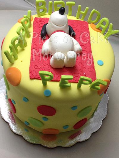 Snoopy Birthday Cake - Cake by Cake Boutique Monterrey