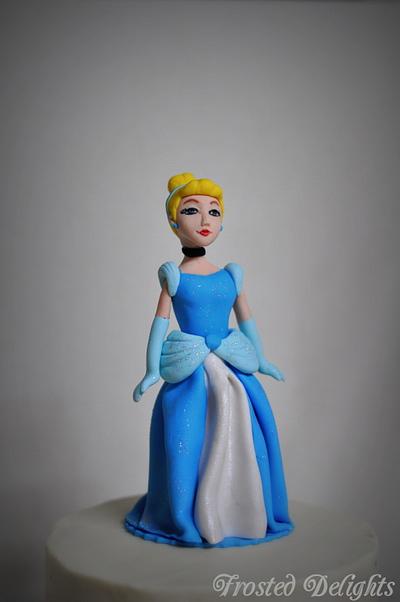 Princess Cinderella cake topper - Cake by Frosted Delights