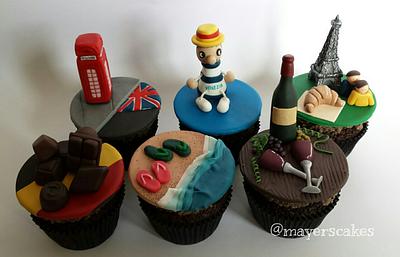 6 special places in cupcakes - Cake by Mayer Rosales | mayer's cakes