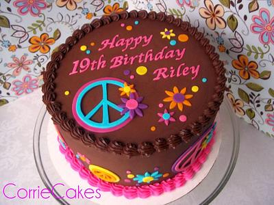 Happy Peace signs - Cake by Corrie