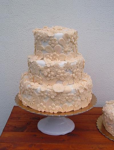 Lace wedding cake - Cake by Stániny dorty