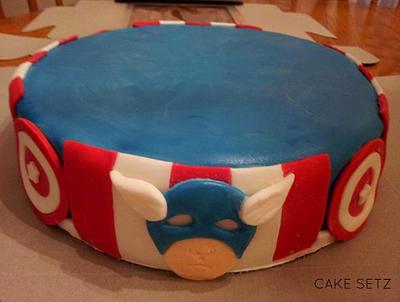 Captain America Cake - Cake by Cake Setz