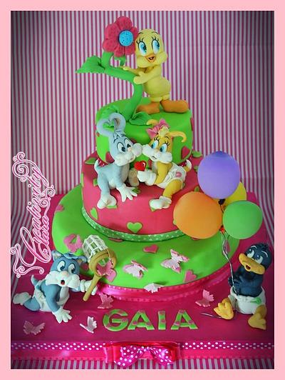Baby Looney Tunes Cake - Cake by Creativity Clara