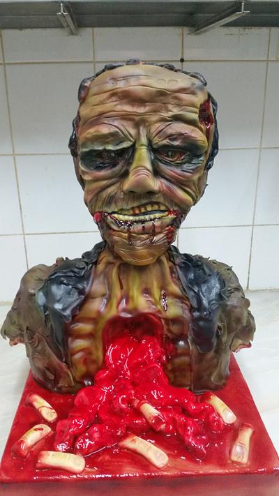 Zombie cake  - Cake by CandyMan