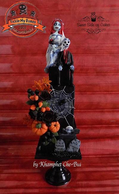 FOREVER YOURS - Tickle My Bones Collaboration - Cake by Sweet Side of Cakes by Khamphet 