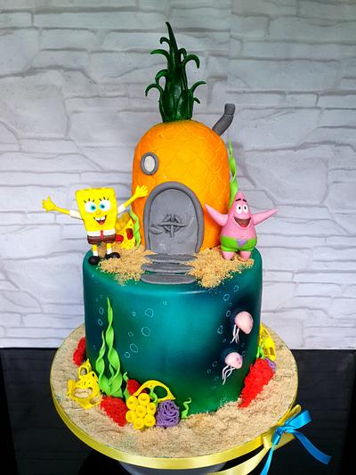 Spongebob pineapple cake - Cake by Radoslava Kirilova (Radiki's Cakes)