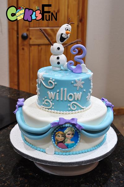 Elsa and Anna - Cake by Cakes For Fun