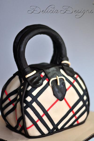 Burberry Bag - Cake by Delicia Designs