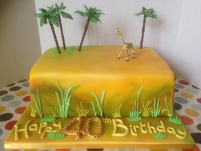 Safari cake - Cake by Kasserina Cakes