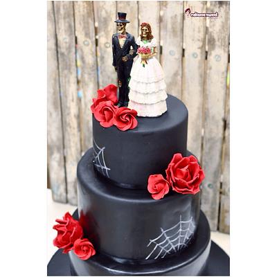 Dark wedding - Cake by Naike Lanza