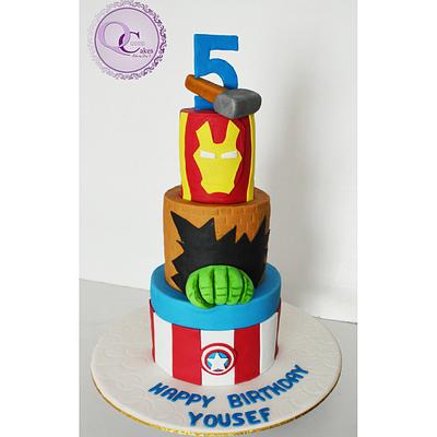 super heroes - Cake by May 