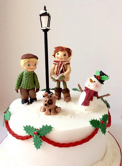 Christmas cake - Cake by Lizzie Bizzie Cakes