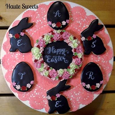 Chalkboard Easter Cookies - Cake by Hiromi Greer