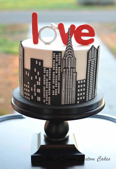 NYC Engagement Cake - Cake by Elisabeth Palatiello