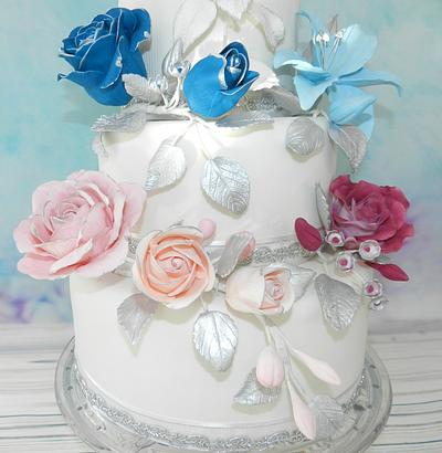 The World of Sugar Flowers Tribute - Cake by SallyMack