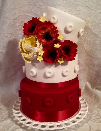 Poppy Wedding Cake - Cake by Maggie Rosario