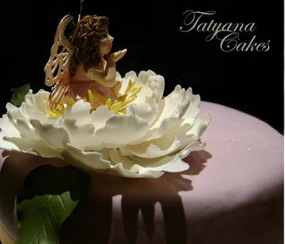 Little fairy in peony - Cake by Tatyana Cakes