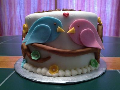 Baby Reveal - Cake by Cathy Gileza Schatz