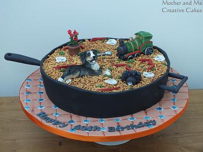 Paella Cake! - Cake by Mother and Me Creative Cakes