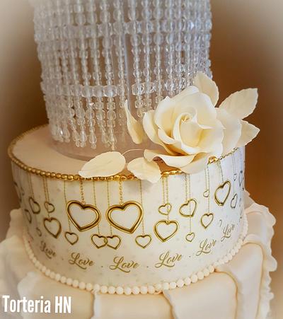 Wedding cake details - Cake by RenataTorteria