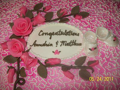 Baby Shower Cake - Cake by SweetPsCafe