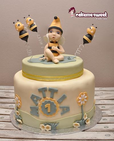 Bee birthday cake - Cake by Naike Lanza