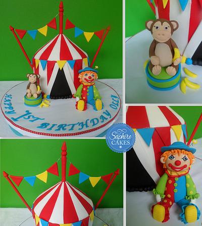 Circus Tent Cake - Cake by Saphire 