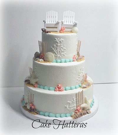 Adirondack Chair Wedding Cake - Cake by Donna Tokazowski- Cake Hatteras, Martinsburg WV