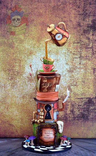 Steampunk Alice - Cake by Karen Keaney