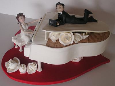Piano love - Cake by Louisa Massignani