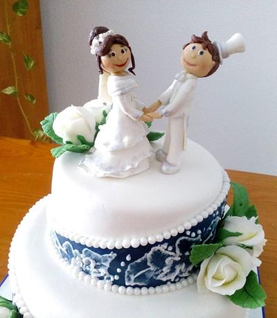 BRIDE AND GROOM FIGURES - Cake by Camelia