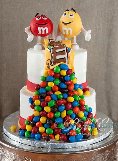 M&M's Peanuts Cake - Cake by RMCCakeCreations