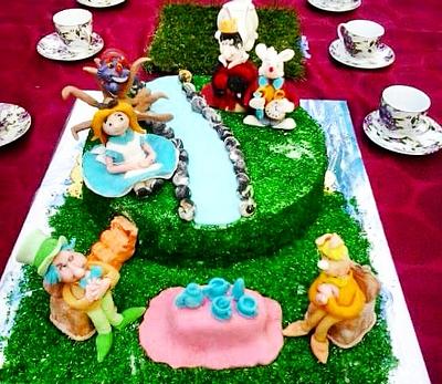 Alice in wonderland cake - Cake by LegendaryCakes