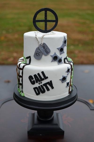 Call of Duty Cake - Cake by Elisabeth Palatiello