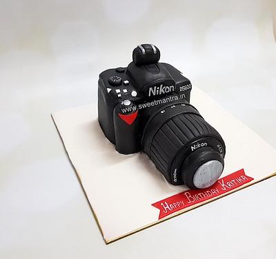 Nikon camera cake - Cake by Sweet Mantra Homemade Customized Cakes Pune