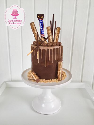 🥜 Snickers Dripcake 🥜 - Cake by Carolinchens Zuckerwelt 