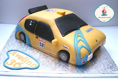 birthday cake car - Cake by La Boutique de las Tartas