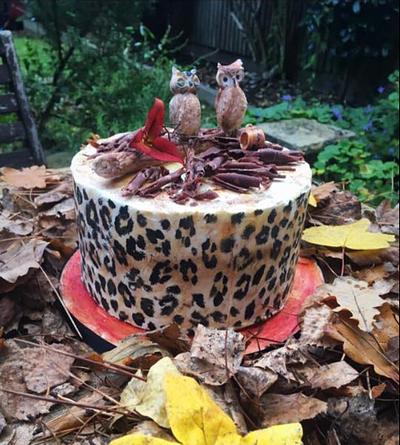 Owls and Spots - Cake by Fifi's Cakes