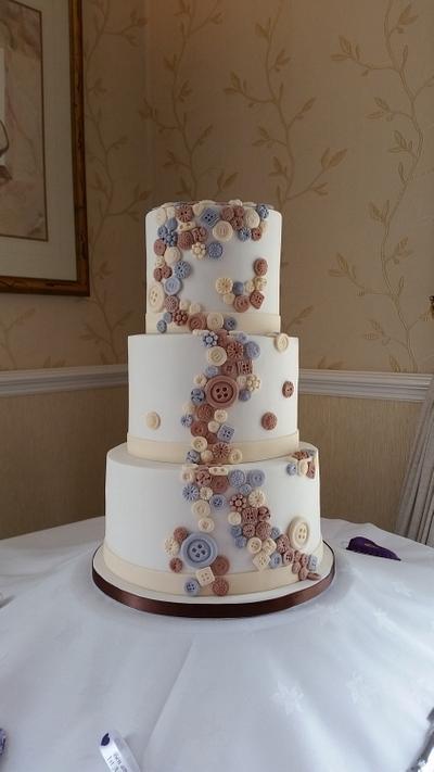 Ben & Sarah's wedding cake - Cake by Love Life, Eat Cake! by Michele