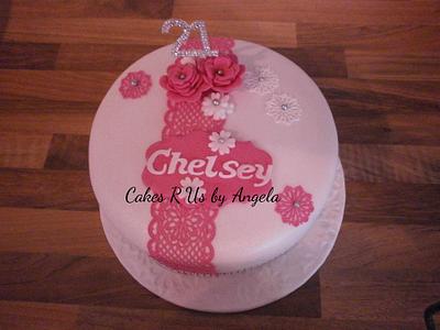 21st Birthday  - Cake by Angela1969
