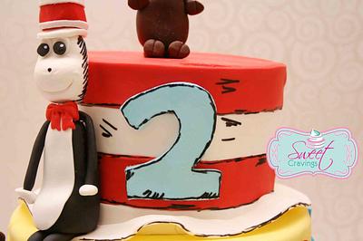 Cat in the hat - Cake by Sweet Cravings Toronto