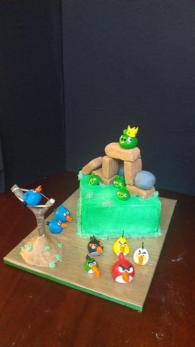 Angry Birds Cake - Cake by Joy Thompson at Sweet Treats by Joy