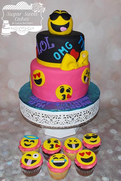 Emoji 13th Bday - Cake by Sugar Sweet Cakes