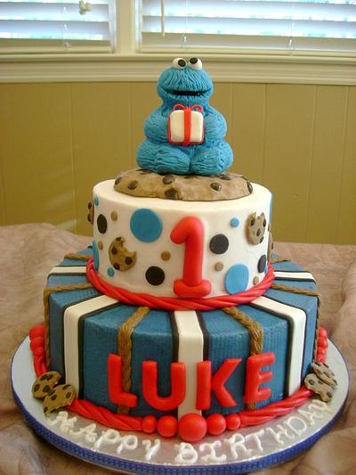Luke Turns One - Cake by Theresa