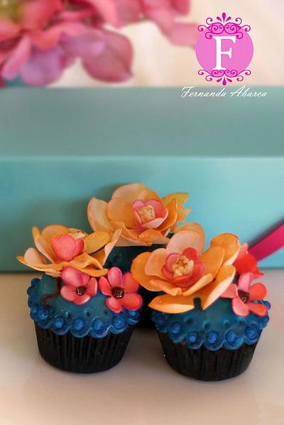 Mother's Day  Floral Cupcakes - Cake by Fernanda Abarca