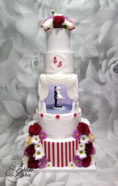 Red Wedding Cake - Cake by Zaklina