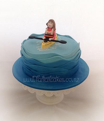 Kayak Cake - Cake by Fantail Cakes